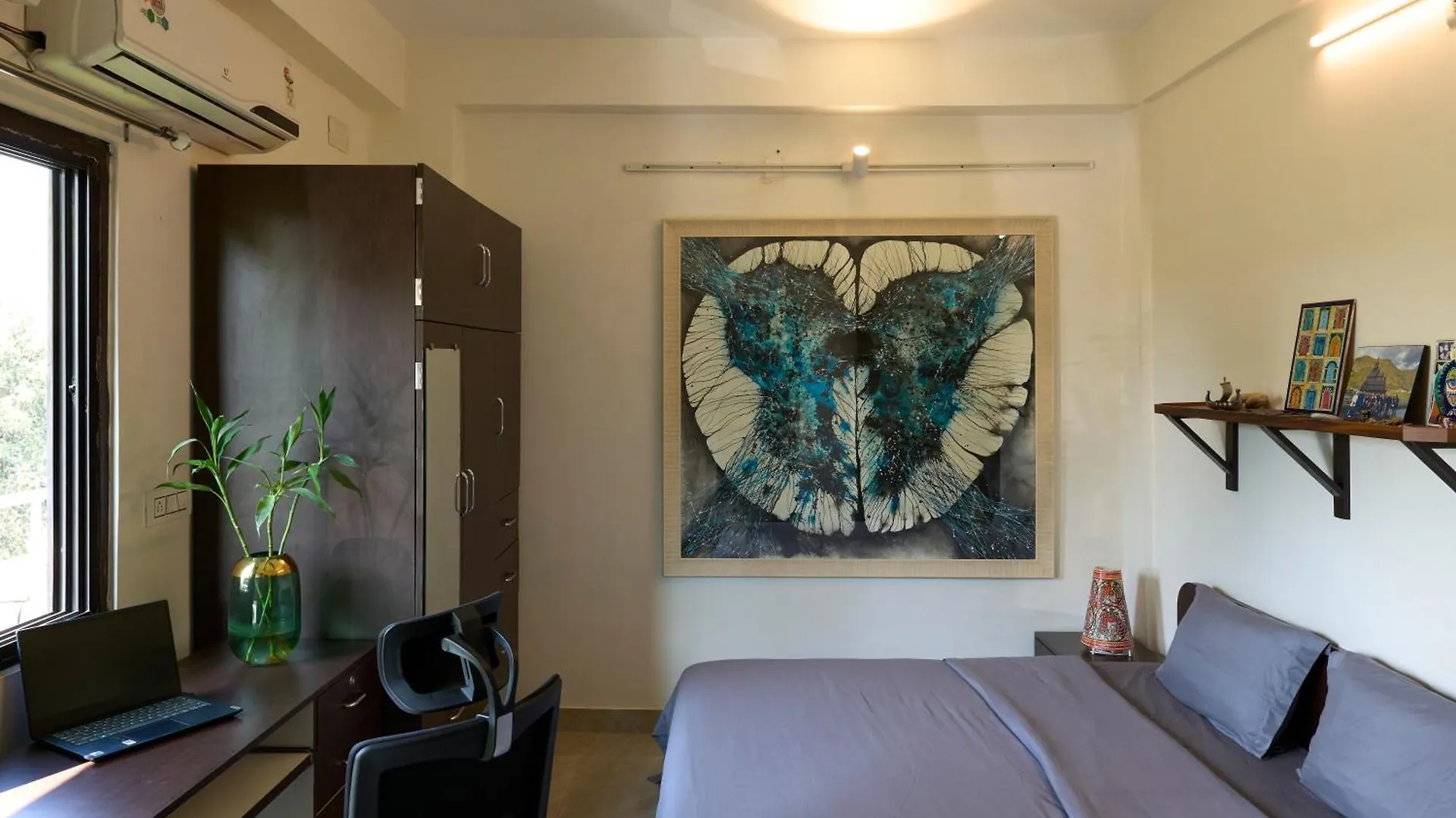 Daire Ticana 2 Bedroom Living & Kitchen With Lake View Garden Rooftop Udaipur Hindistan